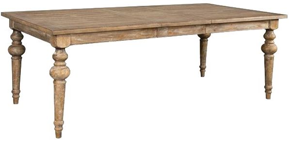 Riverside Furniture Sonora Snowy Desert Dining Table with One Leaf-0