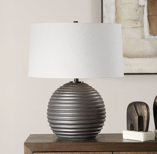 Uttermost® Chelsom Dark Bronze Table Lamp-1