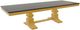 Mavin Customizable 38" x 84" Cosmo Extendable Dining Table with 18" Leaf-0