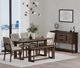 Emerald Home Ronan 2-Piece Brown/Gray Dining Side Chair with Stretcher-1