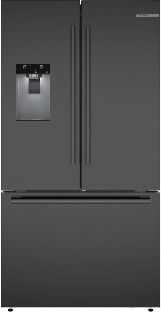 Bosch® 500 Series 36 in. 26.0 Cu. Ft. Black Stainless Steel French Door Refrigerator-0