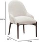 TOV Furniture Glendale White Dining Chair-1