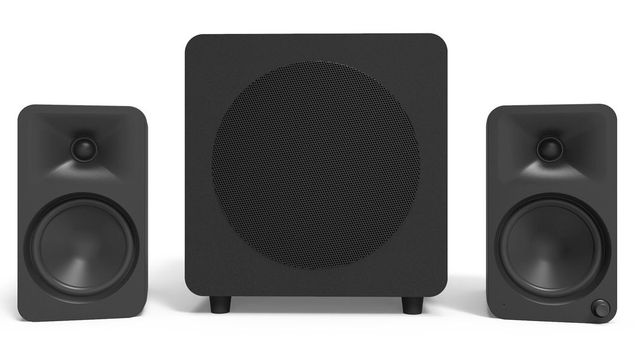 Kanto ORA 4" Matte Black Powered Stereo Speakers (Pair)-3