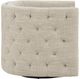 Olliix by Madison Park Cream Capstone Swivel Chair-4