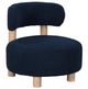Coaster® Zonie Blue Upholstered Barrel Back Accent Chair-0