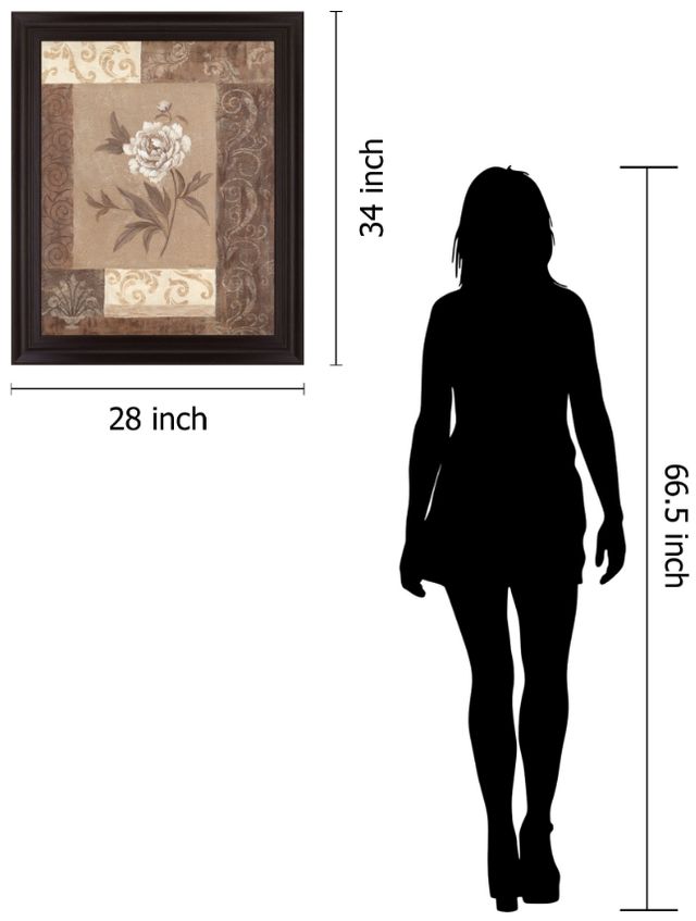 Classy Living Sepia Blossom Wall Art-1