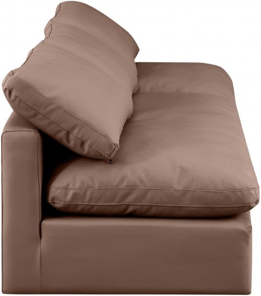 Meridian Furniture Indulge 3-Piece Brown Sofa-1