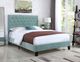 Emerald Home Amelia Light Blue King Upholstered Panel Bed-1