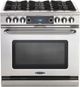 Capital Connoisseurian 36" Stainless Steel Free Standing Dual Fuel Range-0