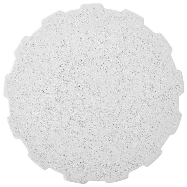 Uttermost® Jane White Concrete Indoor-Outdoor Accent Table-3