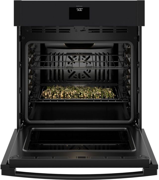 GE® 27" Black Single Electric Wall Oven-1