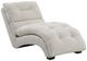 Elements International Dominick White Chaise-0