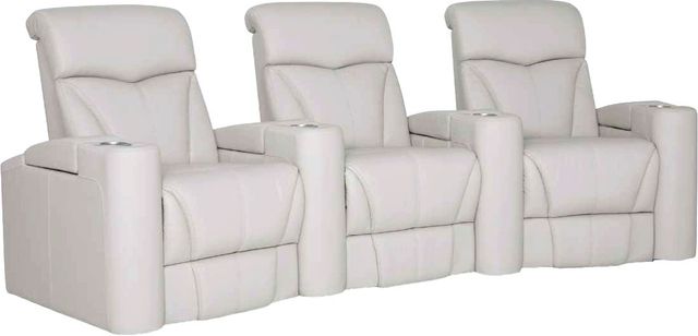 Palliser® Furniture Customizable Vivid 3-Piece Power Reclining Home Theater Seating with Power Headrest and Power Lumbar-0