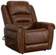 Flexsteel® Oscar Grizzly Brown Power Lift Recliner with Right Hand Control-0