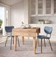 Jofran Inc. Urban Archive Owen Black/Slate Upholstered Dining Side Chair-1