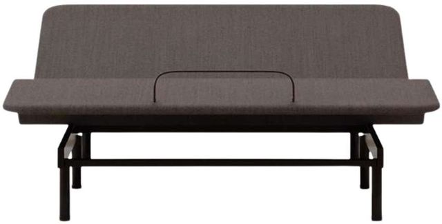 Sierra Sleep® By Ashley® Head/Foot - Good Charcoal Gray Full Adjustable Head Base-2