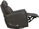 Parker House® Roxy Abby Dark Gray Leather Manual Swivel Glider Recliner-5