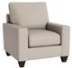 Bassett® Furniture Customizable Benchmade Premier Leather Large Track Arm Accent Chair-0