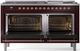 Ilve® Nostalgie II Series 60" Burgundy Pro Style Dual Fuel Range-1