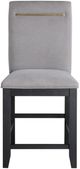 Steve Silver Co. Yves Gray/Rubbed Charcoal Counter Stool-1