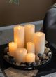 A & B Home Ivory White Unscented Soy Wax Candle-3