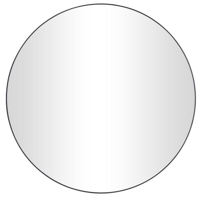 Deco Marche Black 30" Thin Minimalistic Frame Mirror-0