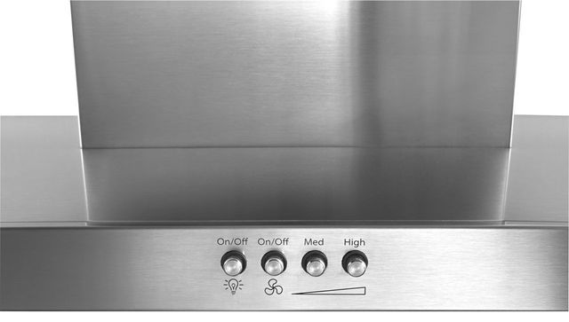 Whirlpool® 30" Wall Mount Flat Range Hood-Stainless Steel-2