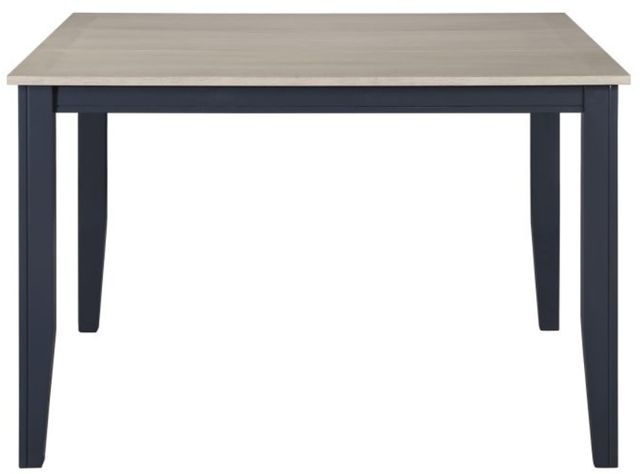 American Wholesale Furniture 5-Piece Gray Counter Height Table Set with Graphite Base-2