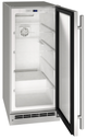 U-Line® 15" 3.1 Cu. Ft. Stainless Solid Outdoor Refrigerator-1