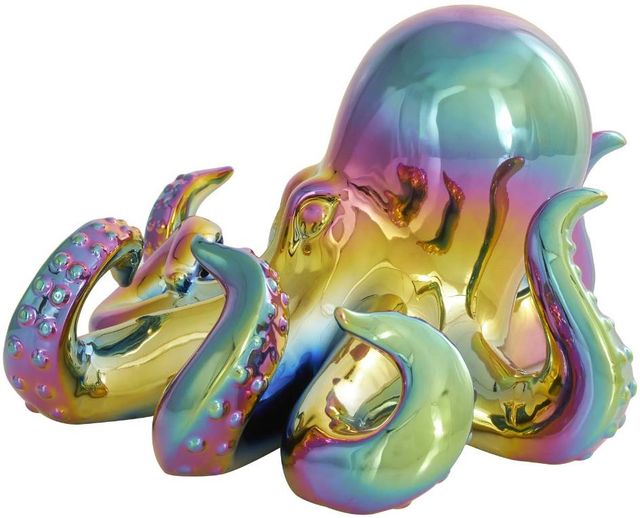 Deco Marche Multi Colored 7" Octopus Sculpture-1
