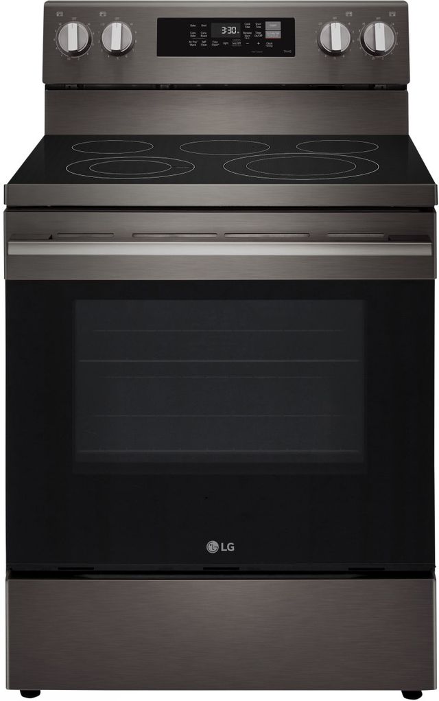 LG 30" Black Stainless Steel Freestanding Electric Range with ProBake Convection®, Air Fry, and EasyClean®-0