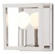 Currey & Company Quadrato Polished Nickel Wall Sconce-0