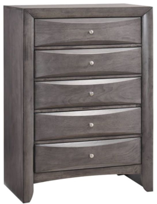 American Wholesale Furniture Emily Gray Chest-0