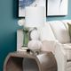 Crestview Collection Ainsley White Table Lamp-1