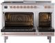 Ilve® Nostalgie II Series 48" White Pro Style Dual Fuel Range-1