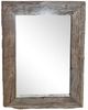 A & B Home Rustic Brown Mirror-1