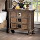 Furniture of America® Timandra Rustic Natural Tone Nightstand-1