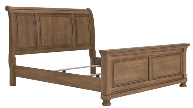 Signature Design by Ashley® Vandenmore Medium Brown California King Sleigh Bed-3