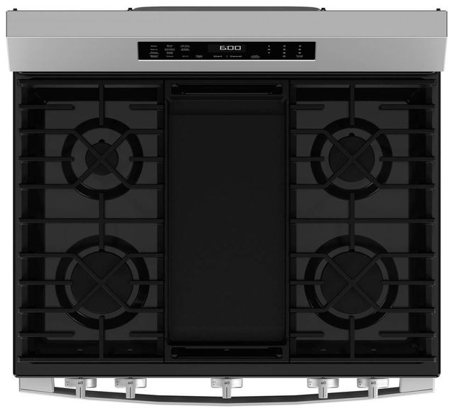 GE® 30'' Stainless Steel Freestanding Gas Range-2