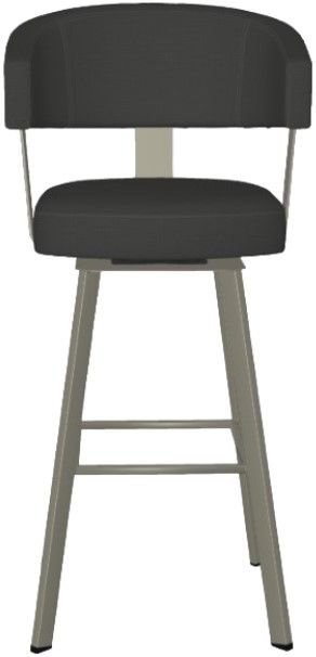 Amisco Grissom Swivel Upholstered Swivel Bar Stool-1