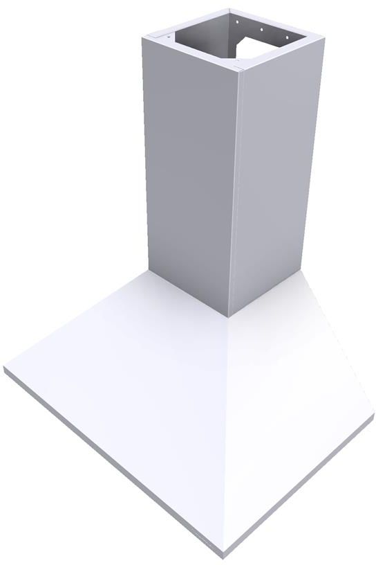 Vent-A-Hood® 30" White Euro Style Wall Mounted Range Hood-1