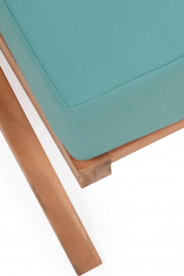 Meridian Furniture Tahiti Sea Blue Fabric Outdoor Sofa-4