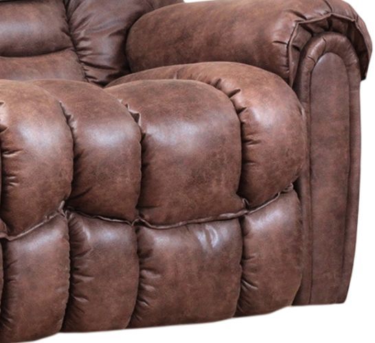 HomeStretch Del Mar Mocha Double Power Reclining Sofa-2