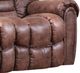 HomeStretch Del Mar Mocha Double Reclining Power Sofa-2