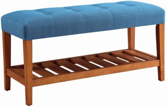 ACME Furniture Charla Light Blue/Oak Bench