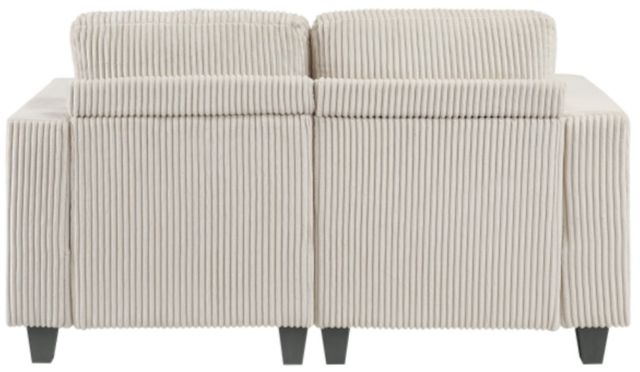 Homelegance® Walterboro Beige Loveseat with Storage and Charging Ports-4