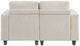 Homelegance® Walterboro Beige Loveseat with Storage and Charging Ports-4