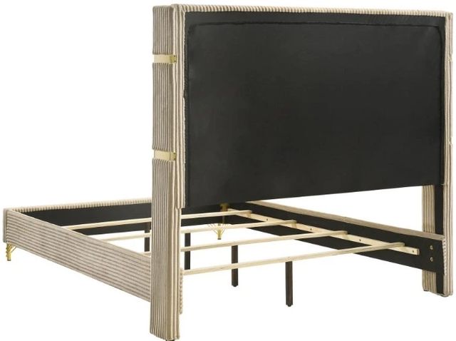 Coaster® Lucia 4-Piece Beige/White Eastern King Bedroom Set-2