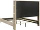 Coaster® Lucia 4-Piece Beige/White Eastern King Bedroom Set-2