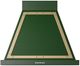 Ilve® Nostalgie II Noblesse 30" Emerald Green Wall Mounted Range Hood with Noblesse Frame-0